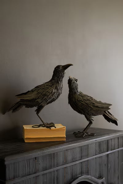 Black Metal Halloween Crow