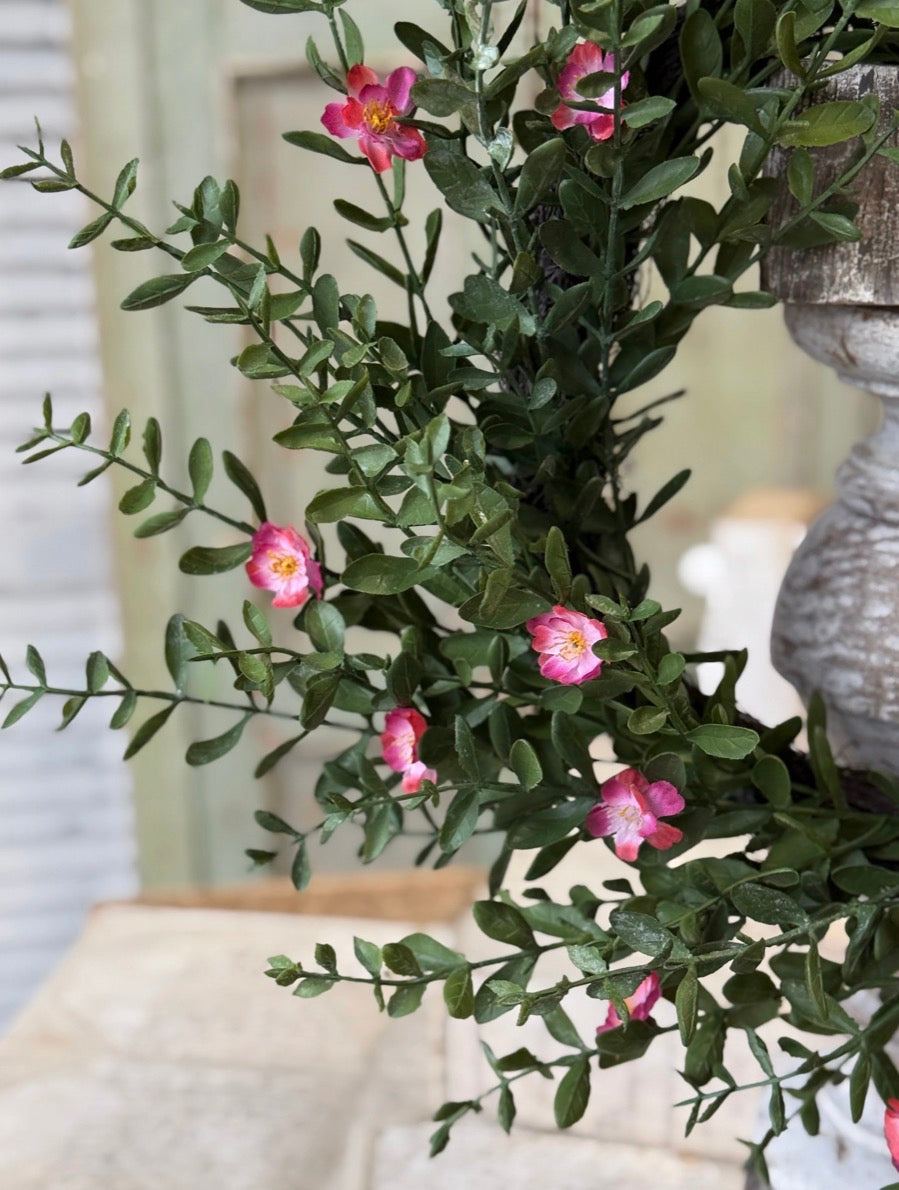 24" Tumble Blooms Wreath