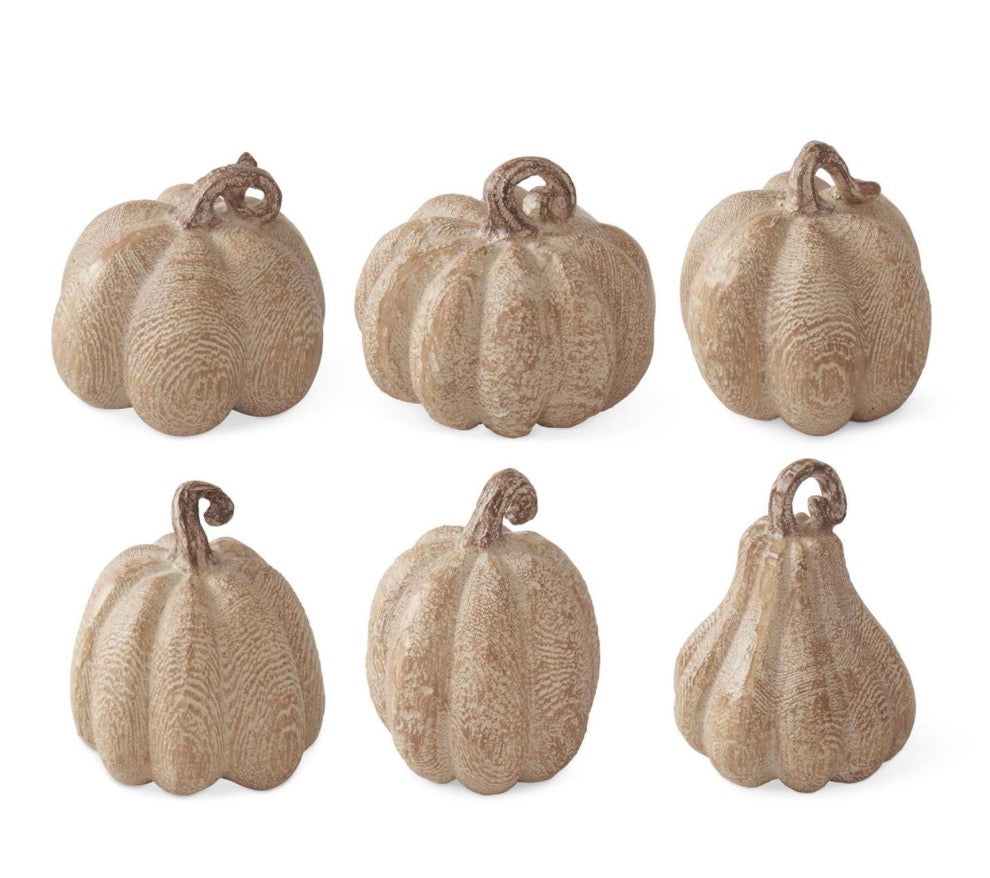 Asst. Tan Woodgrain Filler Pumpkin