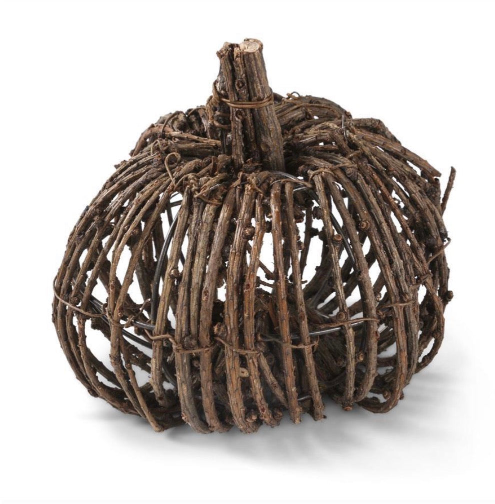 4.5" Twig Pumpkin