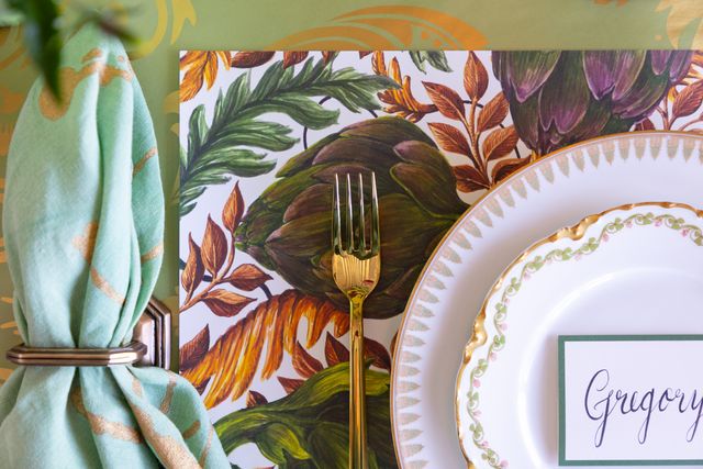 Autumnal Artichoke Placemat