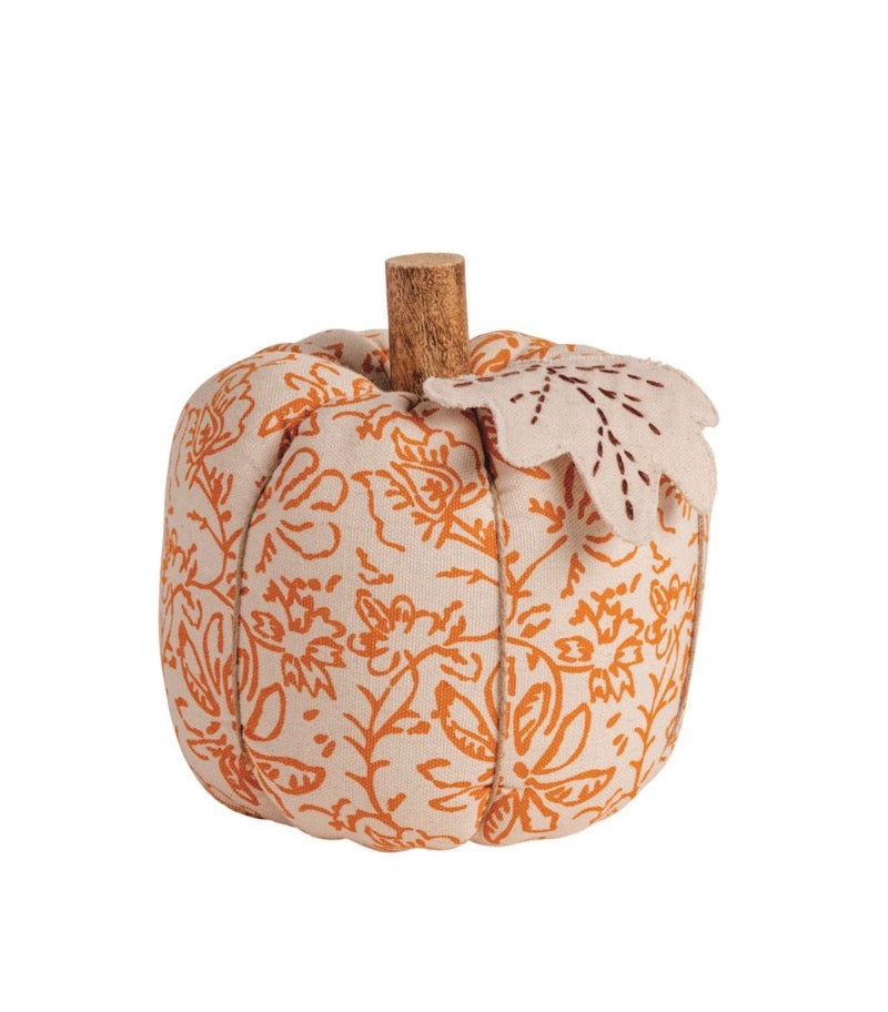 Sm Block Print Stuff Pumpkin