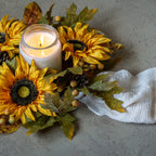 16" Autumn Sunflower Fields CR