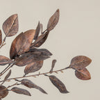 36" Metallic Copper Magnolia Spray
