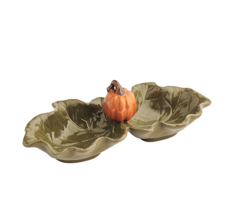 Leaf Pumpkin Double Tidbit