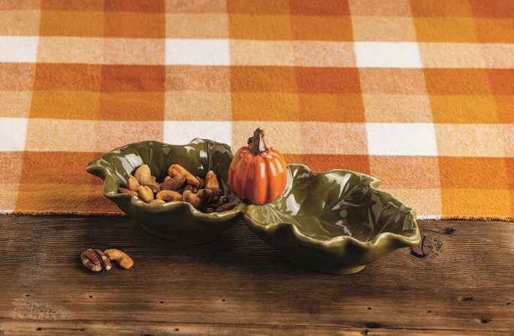 Leaf Pumpkin Double Tidbit