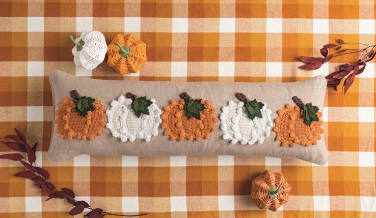 Pumpkin Knit Pillow