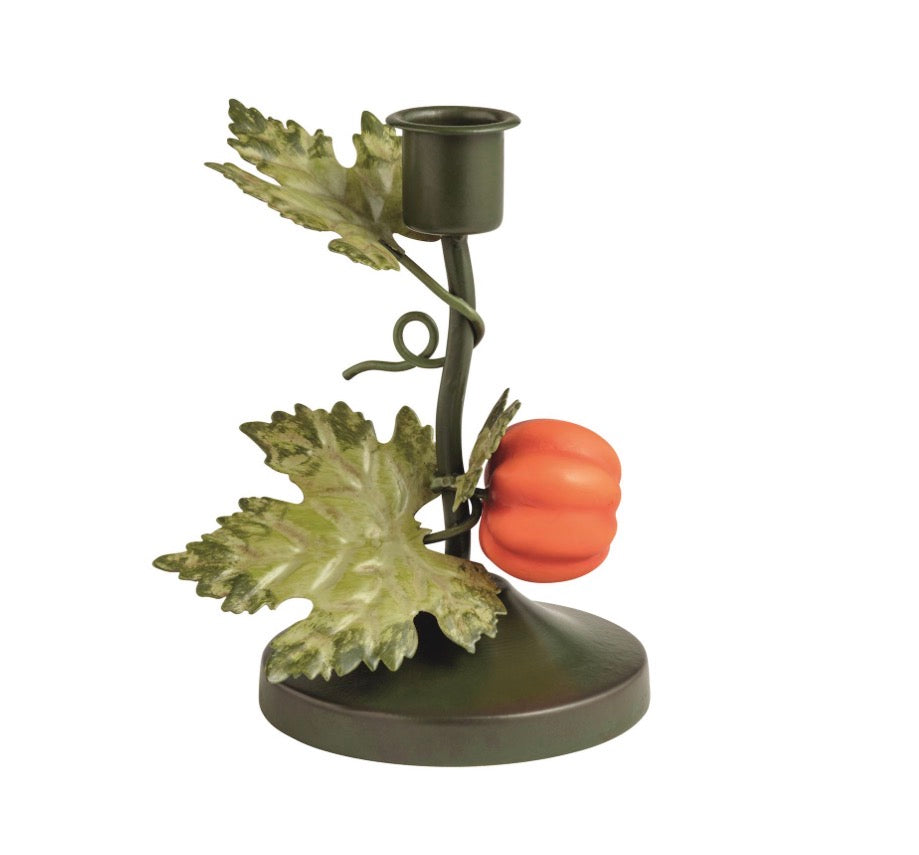 Small Pumpkin Vine Candlestick