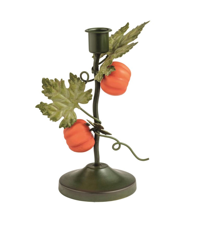 Large Pumpkin Vine Candlestick