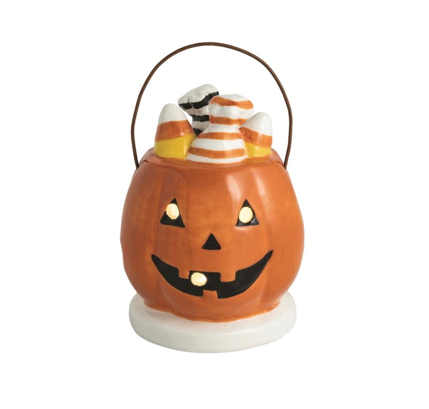 Pumpkin Basket Light Up Sitter