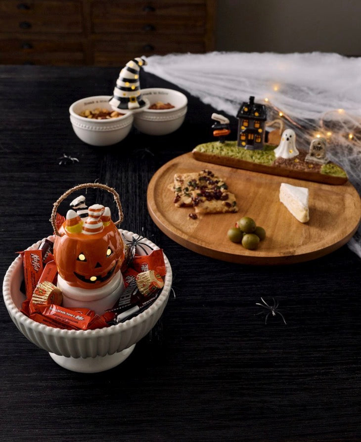 Pumpkin Basket Light Up Sitter