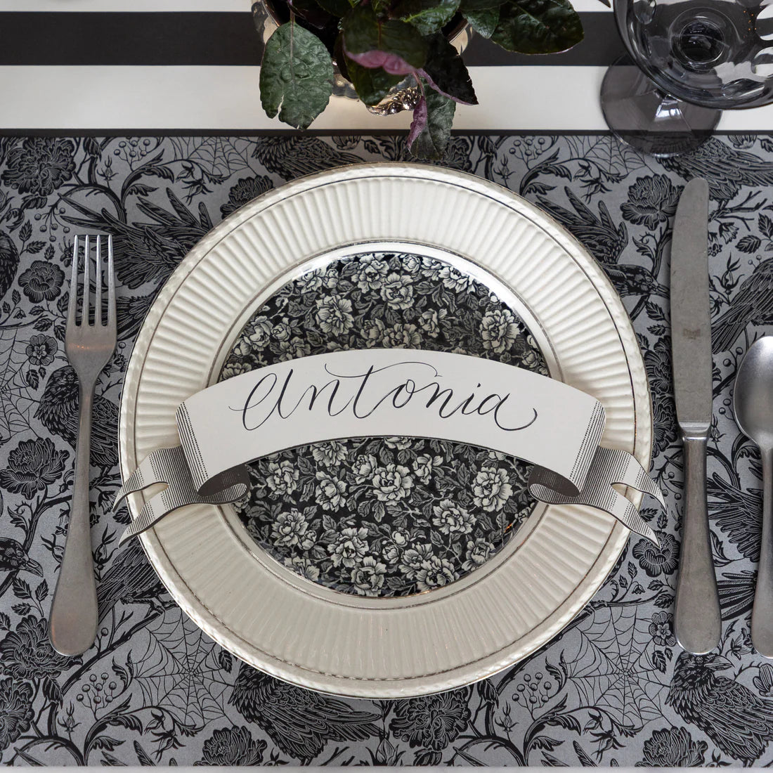 Raven Toile Placemat