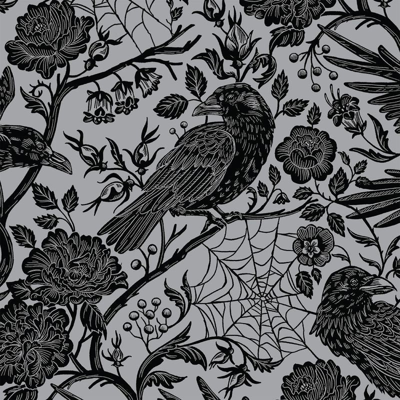 Raven Toile Cocktail Napkin