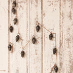 Antique Glass Acorn Garland