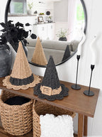 Woven Witch Hat Lg