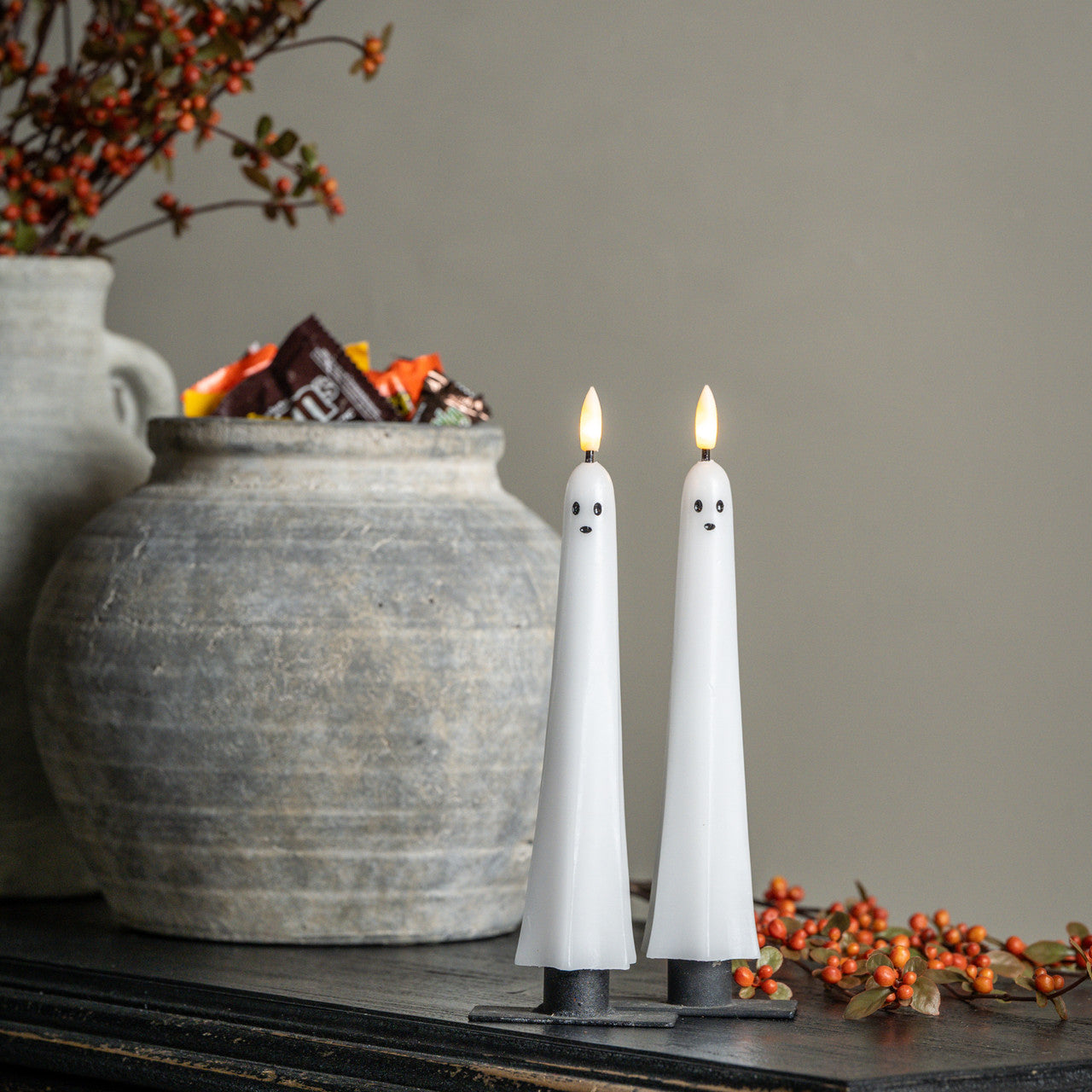 S/2 Ghost Taper Candle