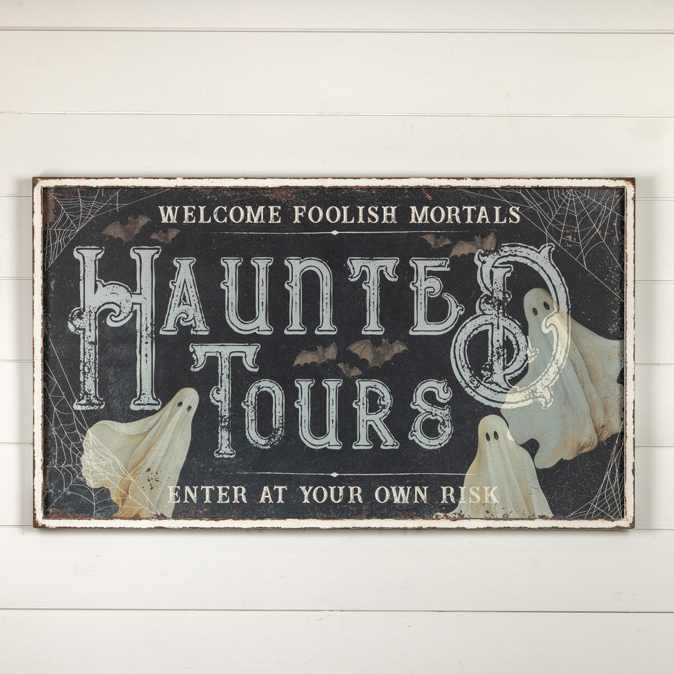 48" Haunted Tours Sign