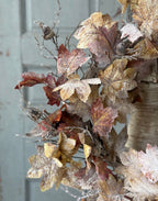 22" Frostbound Leaves Wreath