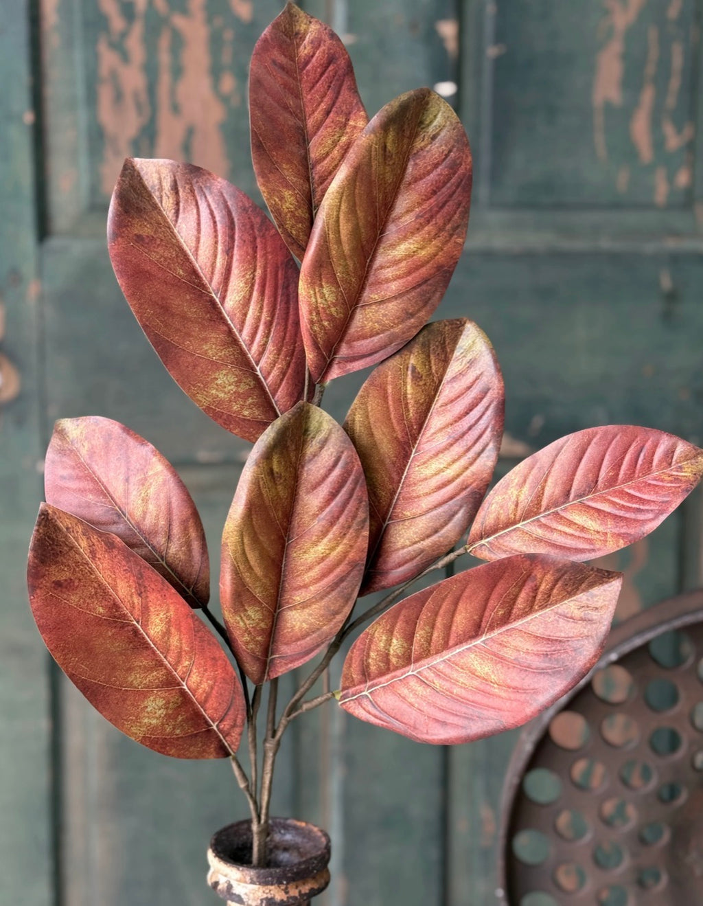 28" Rustling Magnolia Spray
