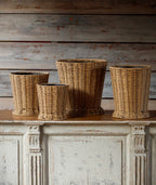 Med Poly weave Field Flower Bucket