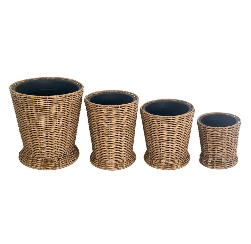 Med Poly weave Field Flower Bucket