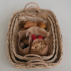 Med Hand Woven Rattan Baskets