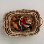 Med Hand Woven Rattan Baskets