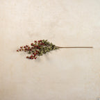 32" Burgundy Floral Pod Spray