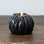 4.5" Black Pumpkin Candle