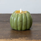 4.5" Green 3D Flame Pumpkin Candle