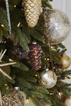 4.5" Frosted Pinecone Orn.