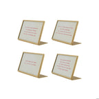 Gold Metal and Glass Frame