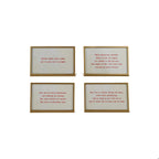Gold Metal and Glass Frame