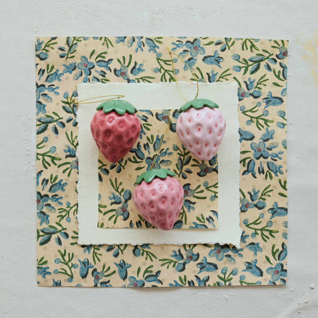 Strawberry Ornament