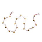 Jingle Bell Garland w/ Red and White Cord