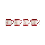 18oz Holiday Hand Painted Stoneware Mug