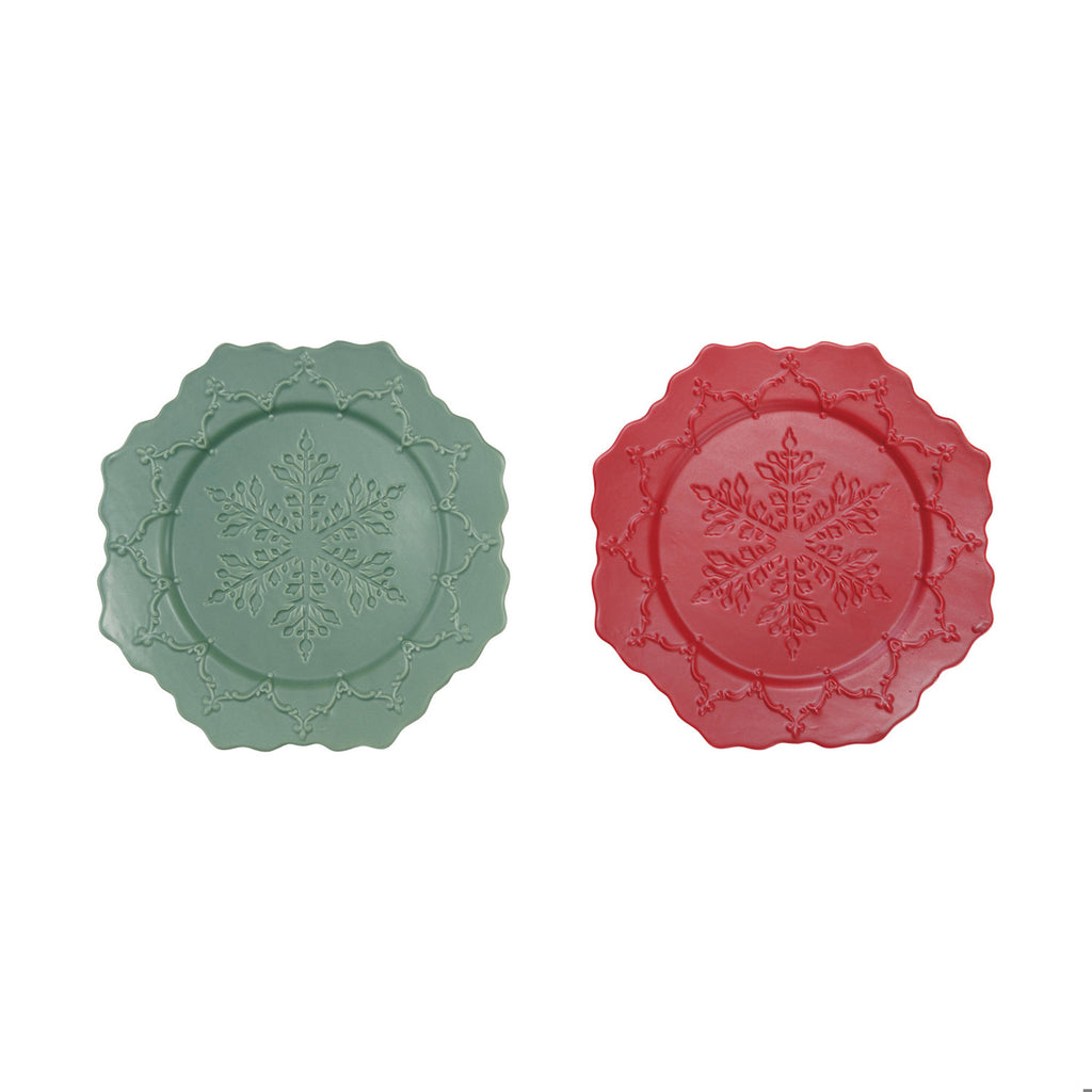 Ceramic Scalloped Octagon Plate