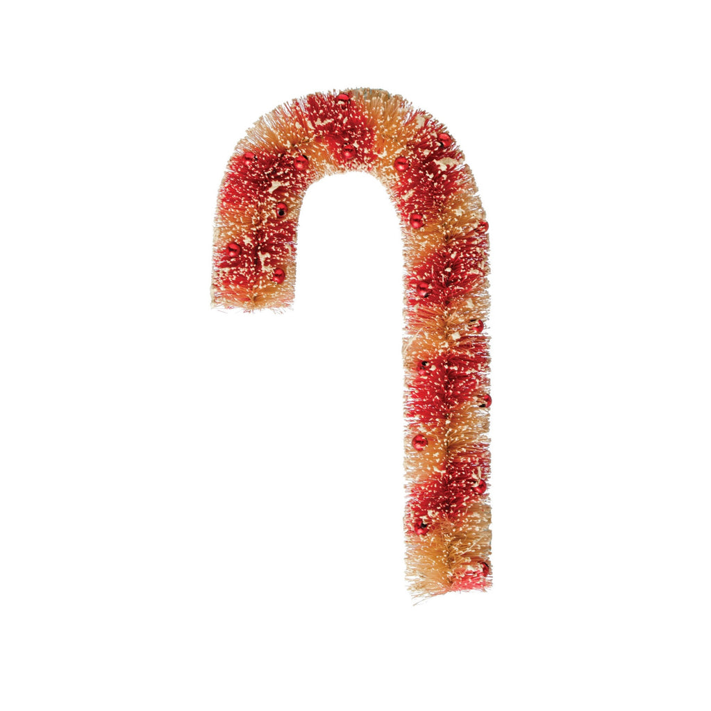 Sisal Bottle Brush Candy Cane