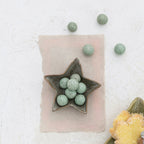 Green Stoneware Star Plate