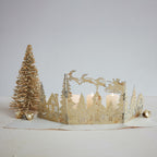 Metal Folding Mantle Scene Gold