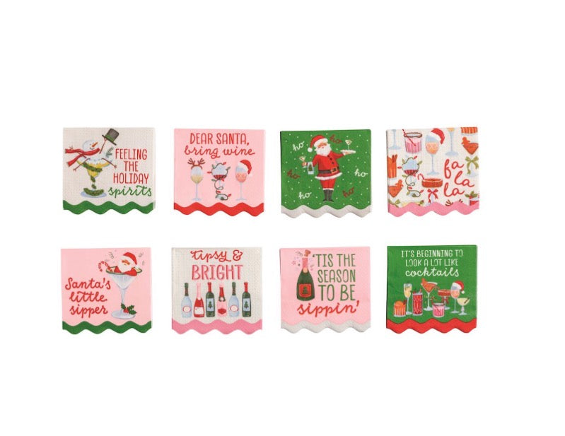 Holiday Bar Napkin