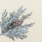 9" Frosted Prickly Pine Pick