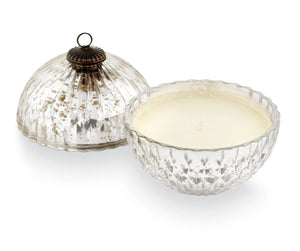 Balsam Cedar Mercury Glass Ornament Candle