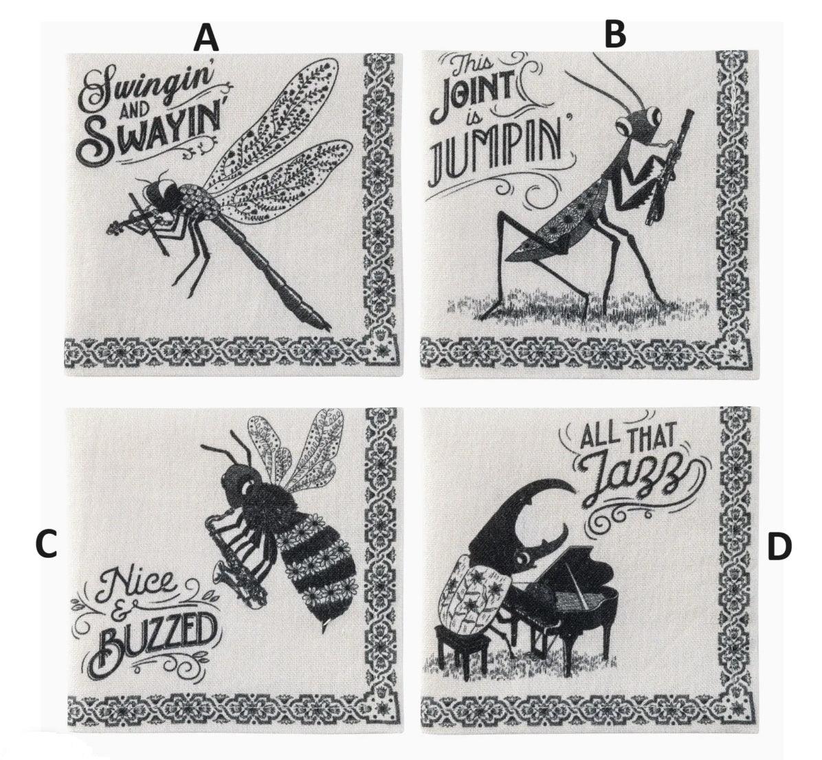 Insect Band Cocktail Napkins