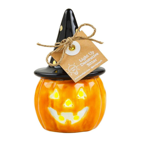 Light-Up Witch Jack-O-Lantern