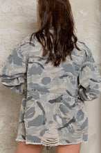 Camo Waist Tie Jacket