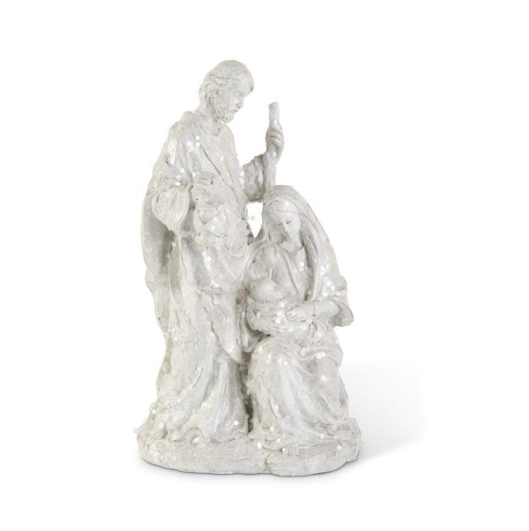 White Glitter Nativity