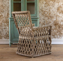 Lattice Rattan Armchair