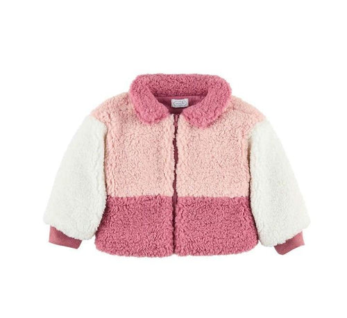 Color Block Sherpa Jacket
