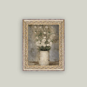 Long Stem Roses Framed Antique Art - 8" x 10" pic 2